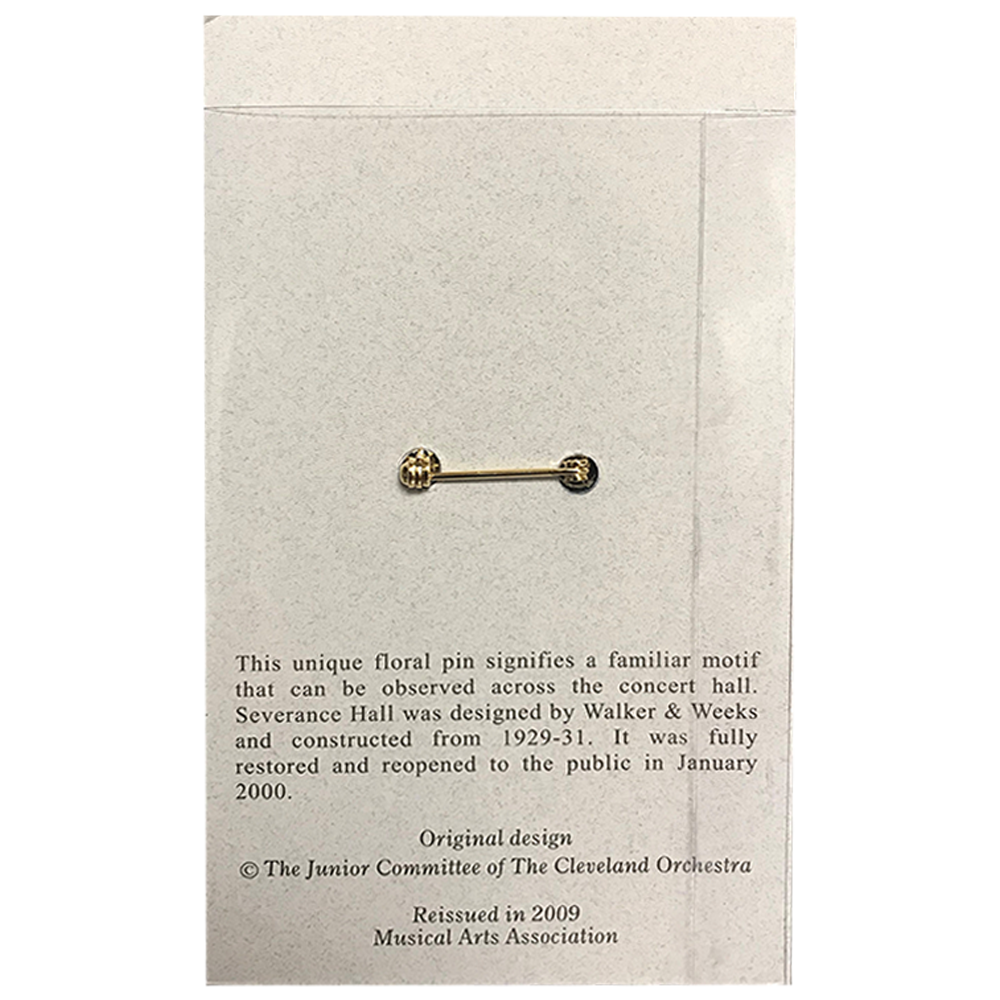 Lotus Blossom Pin - Silvertone