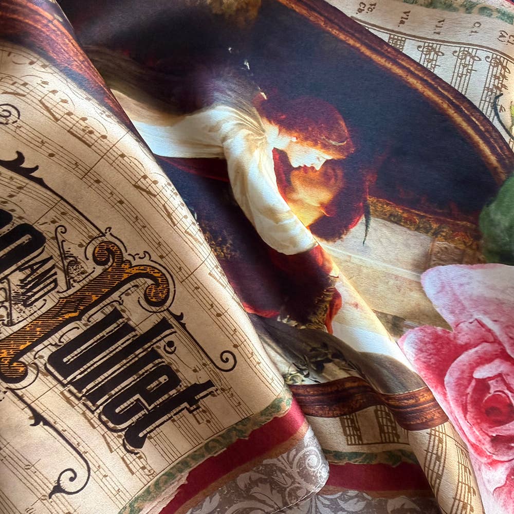 Romeo & Juliet Oblong Silk Scarf