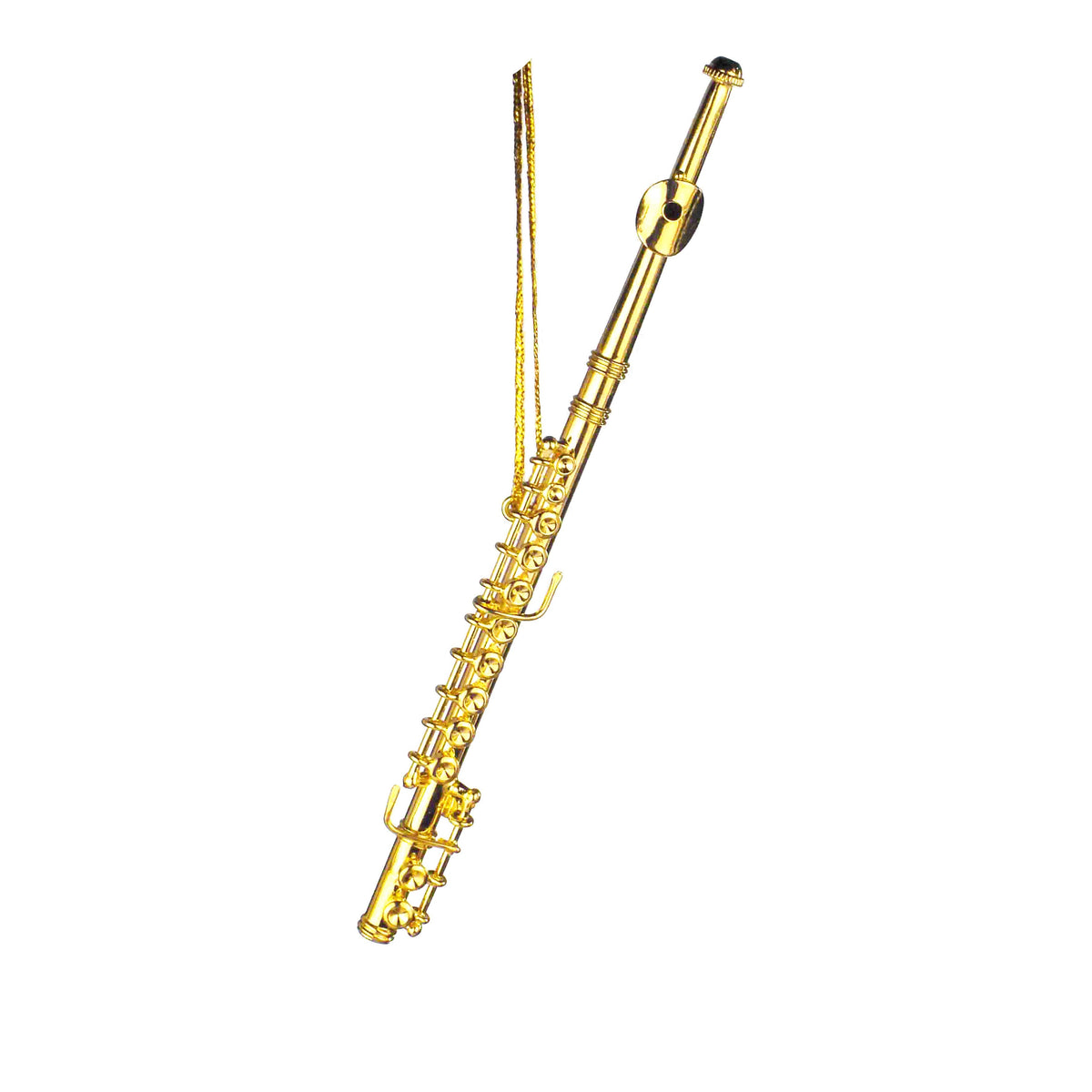 4.5"/ 5.5", Silver / Gold Brass Flute Ornament