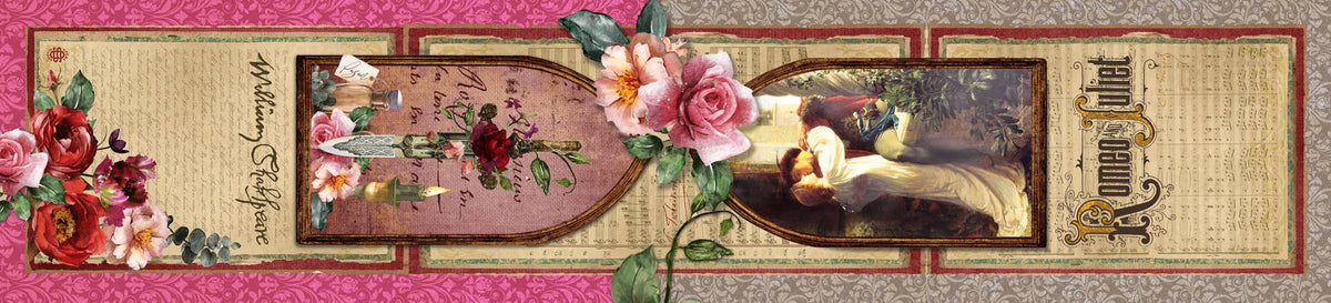 Romeo & Juliet Oblong Silk Scarf