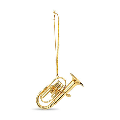 Brass Gold Tuba Ornament