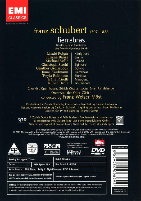 *SCHUBERT FIERRABRAS DVD