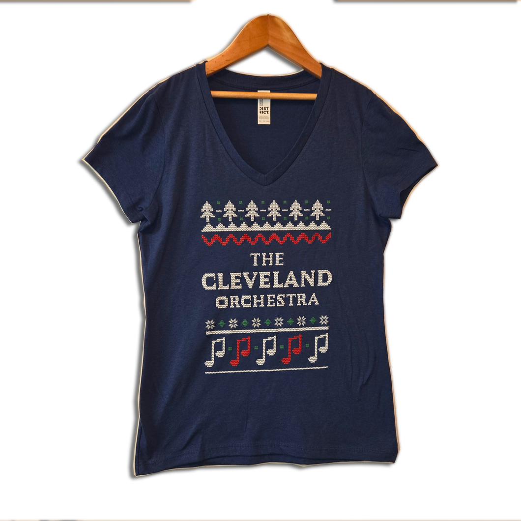 2025 Holiday V-Neck