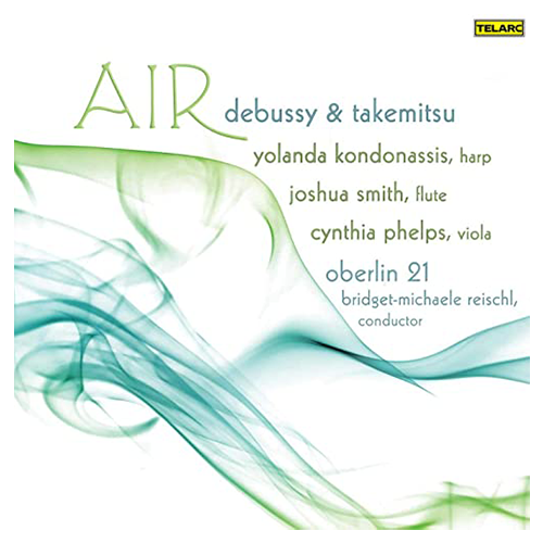 Air: Music for Harp, Flute, and Strings - Kondanassis, Smith, Phelps - CD