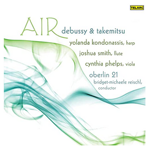 Air: Music for Harp, Flute, and Strings - Kondanassis, Smith, Phelps - CD