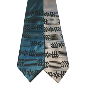 Art Deco Lotus Pattern Necktie