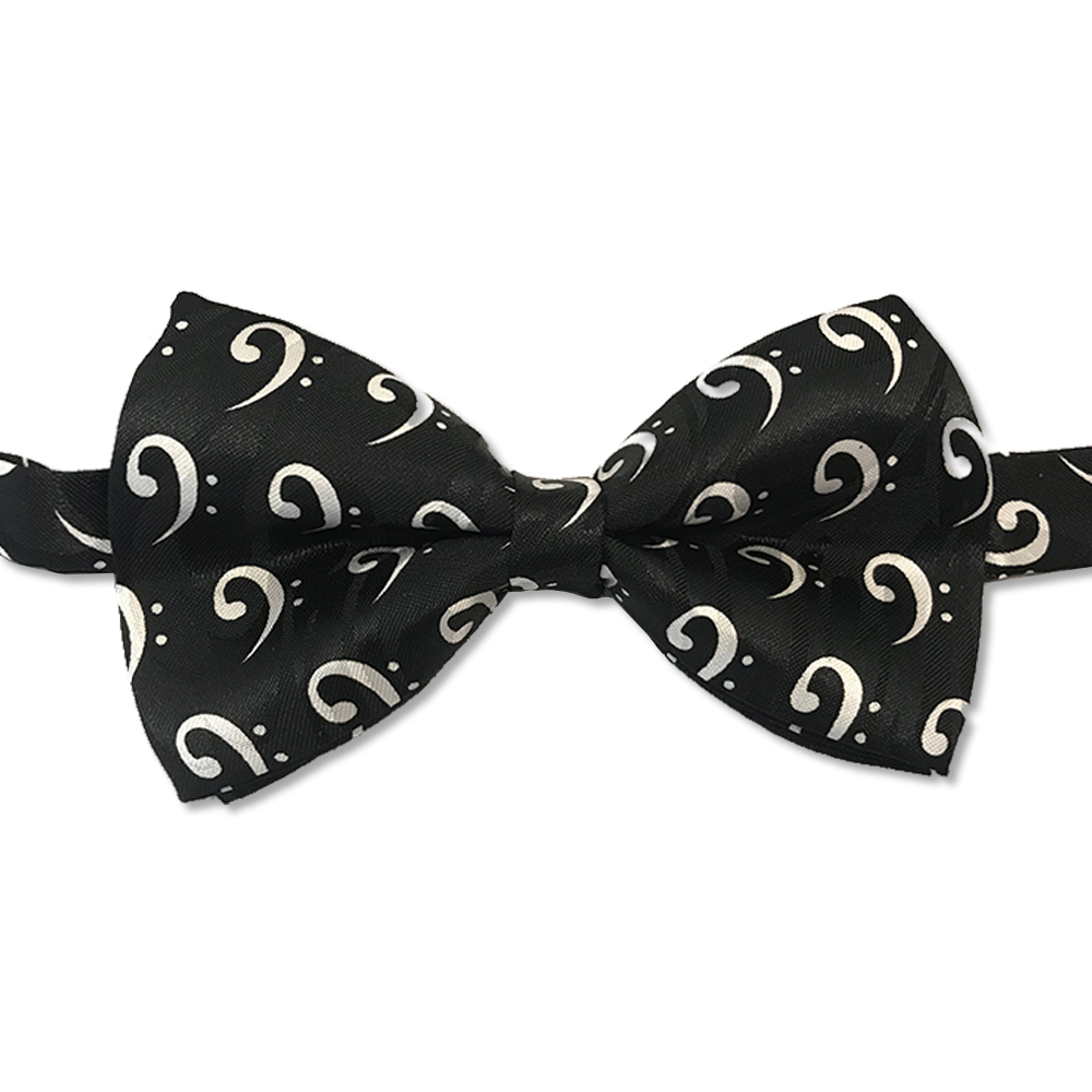 Bass Clef Bow Tie