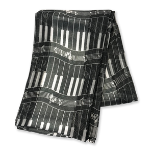 Keyboard Scarf - Black