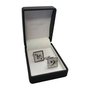 Treble & Bass Clef Cufflinks