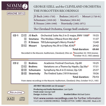 Load image into Gallery viewer, George Szell: The Forgotten Recordings - 2 CD Set
