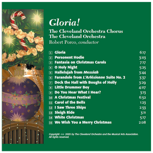 Gloria! CD - Gift with Chorus Fund Donation