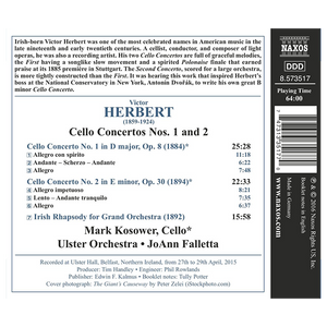 Herbert Cello Concertos Nos. 1 and 2 - Mark Kosower - CD
