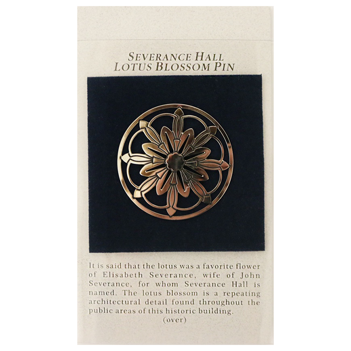 Lotus Blossom Pin - Silvertone