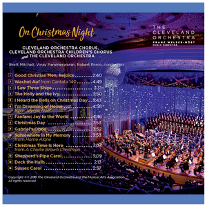 On Christmas Night CD - Gift with Chorus Fund Donation
