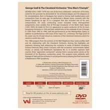 Load image into Gallery viewer, George Szell - &quot;One Man&#39;s Triumph&quot; DVD
