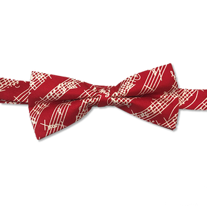 Manuscript Bow Tie - Red