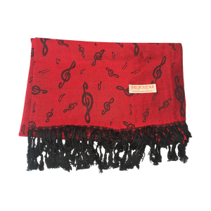 Pashmina Treble Clef Scarf