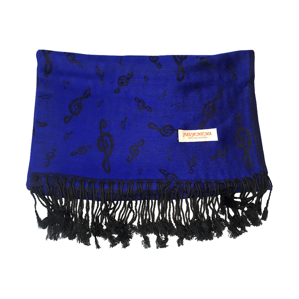 Pashmina Treble Clef Scarf