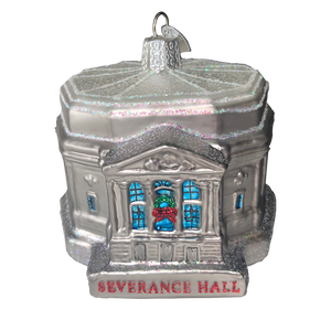 Severance Blown Glass Ornament