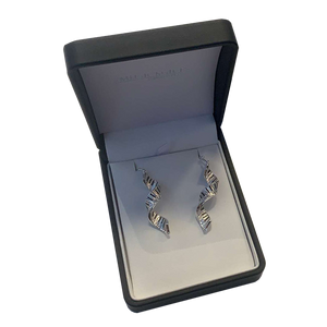 Spiral Keyboard Earrings