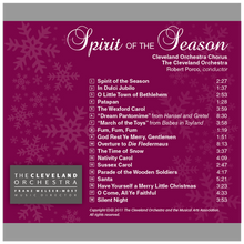 Load image into Gallery viewer, Spirit of the Season CD - Gift with Chorus Fund Donation
