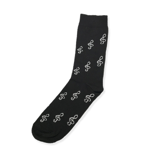 Treble Clef Socks