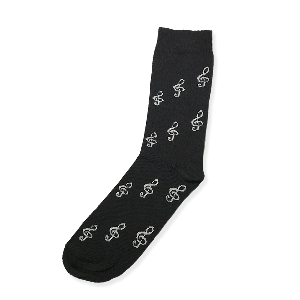 Treble Clef Socks